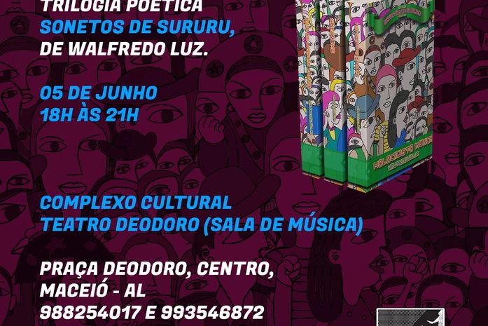 Trilogia Sonetos de Sururu é lançada no Complexo Cultural