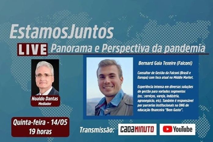 Acompanhe a live Panorama e perspectiva da pandemia