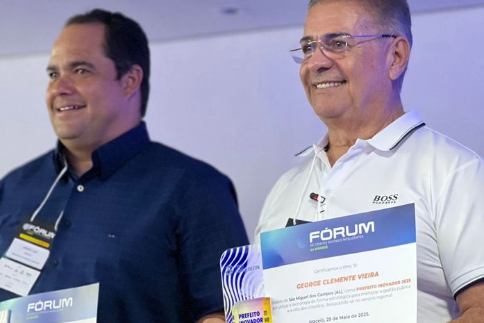George Clemente recebe Prêmio Prefeito Inovador em evento nacional de Cidades Inteligentes