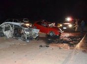 Colisão: um morto e seis feridos
