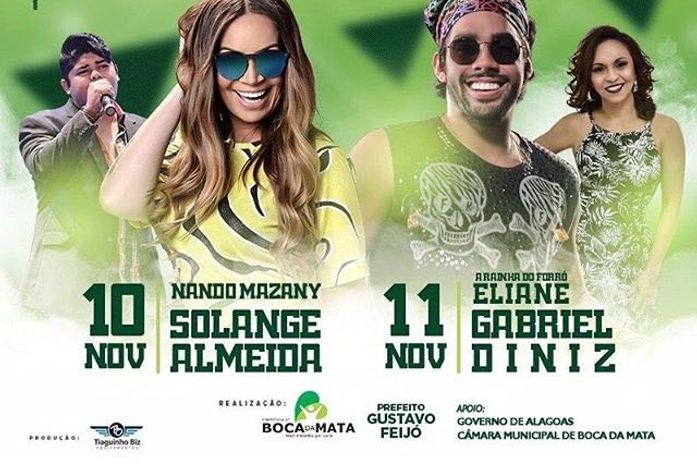 Crise? Após demitir funcionários, prefeitura anuncia show com Solange Almeida