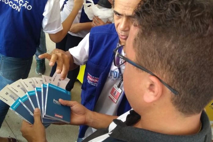 Durante fiscalização do Procon no domingo no Estádio Rei Pelé foram constatadas várias irregularidades durante a final do Campeonato Alagoano praticadas pelos clubes