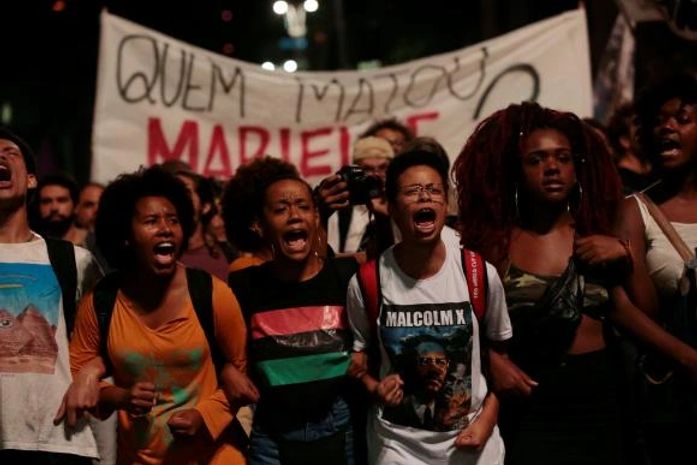 Em São Paulo, manifestantes pedem justiça pela morte da vereadora