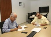 Teófilo asssina convênio com o Conselho Regional de Engenharia a Agronomia de Alagoas