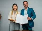 Paloma Tojal e Paulo Dantas