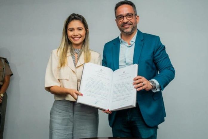 Paloma Tojal e Paulo Dantas