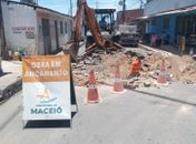 Seminfra recupera galeria danificada em via da Chã da Jaqueira que estava afundando