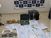 Documentos apreendidos