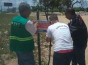 Prefeitura interdita terreno por estoque irregular de resíduos
