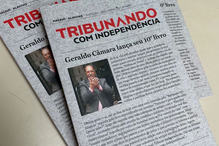 Jornalista Geraldo Câmara lança livro 'Tribunando com Independência' nesta segunda-feira (3/6)