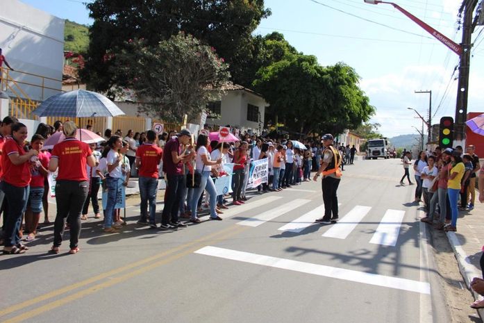 Estudantes de Santana do Mundaú participam de projeto de Educação no Trânsito