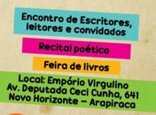 Escritores e leitores vão se reunir em Sarau Literário no Empório Virgulino em Arapiraca