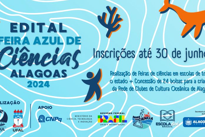 Programa Cidadania Azul lança o 1º Edital Feira Azul de Ciências para todas as escolas de Alagoas