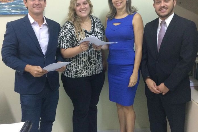 Transição Legal: Marcelo Beltrão e prefeita eleita de Jequiá da Praia, Jeannyne Beltrão, recebem recomendações do MPE