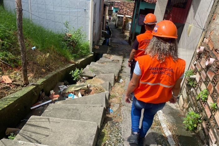 Desde janeiro deste ano, Defesa Civil de Maceió já registrou mais de 1.400 atendimentos; Jacintinho é o bairro com o maior número
