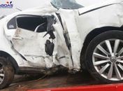 Motorista tem apenas leves escoriações após grave acidente; veja imagens