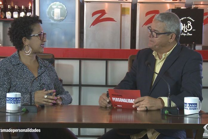 Programa Personalidades entrevista Thereza Cristina , secretária de turismo de Japaratinga