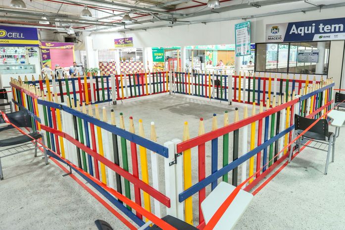 Shopping Popular, no Centro de Maceió, ganhará parque de recreação infantil