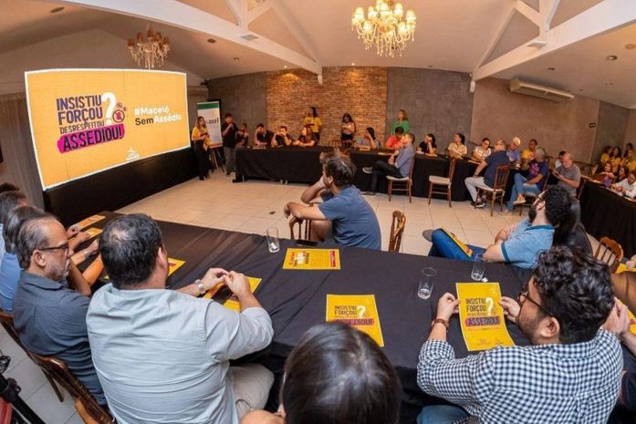 Prefeitura lança campanha ‘Maceió Sem Assédio’ para proteção de mulheres em estabelecimentos