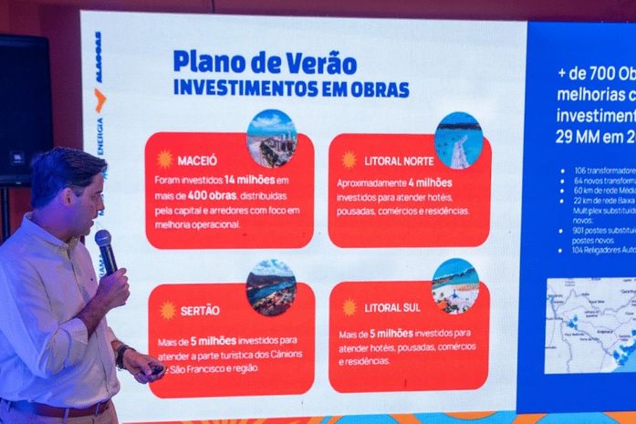 Mais Energia: Equatorial anuncia investimentos estratégicos para o verão e alta temporada em Alagoas