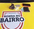 Ronda no Bairro prende homem por tráfico de drogas no Francês