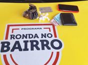 Ronda no Bairro prende homem por tráfico de drogas no Francês
