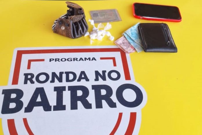 Ronda no Bairro prende homem por tráfico de drogas no Francês