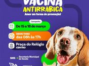 Vacinação Antirrábica será iniciada nesta quarta-feira (15), em São Miguel dos Campos 
