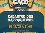 Prefeitura de Piranhas inicia cadastro de barraqueiros e comerciantes para o Forrogaço 2022