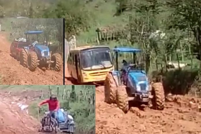 Fotos capitadas de um vídeo que o próprio vereado Victor nos enviou nesta terça-feira