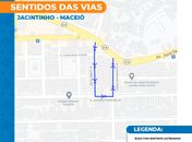 Ruas terão sentidos modificados. 
