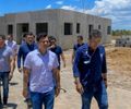 Prefeito Marcelo Beltrão realiza visita técnica com a Caixa às obras de 400 casas do Minha Casa, Minha Vida