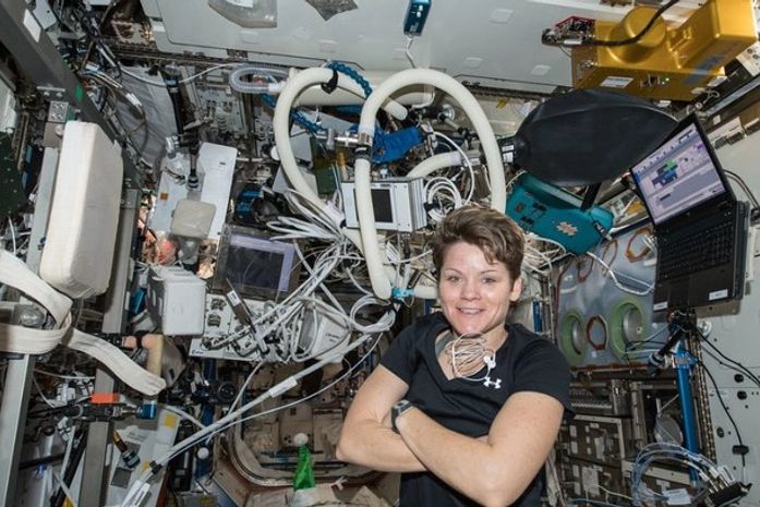 A astronauta Anne McClain