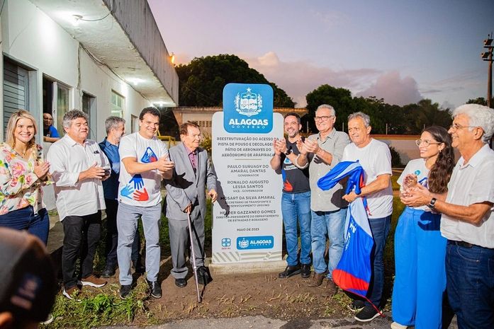 Governador entrega obras de reestruturação do Aeródromo de Arapiraca