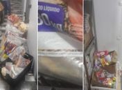 Fiscalização apreende 250 kg de alimentos estragados em mercadinho no Eustáquio Gomes