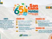 Prefeitura de Santana do Mundaú anuncia programação em comemoração aos 65 anos de emancipação política