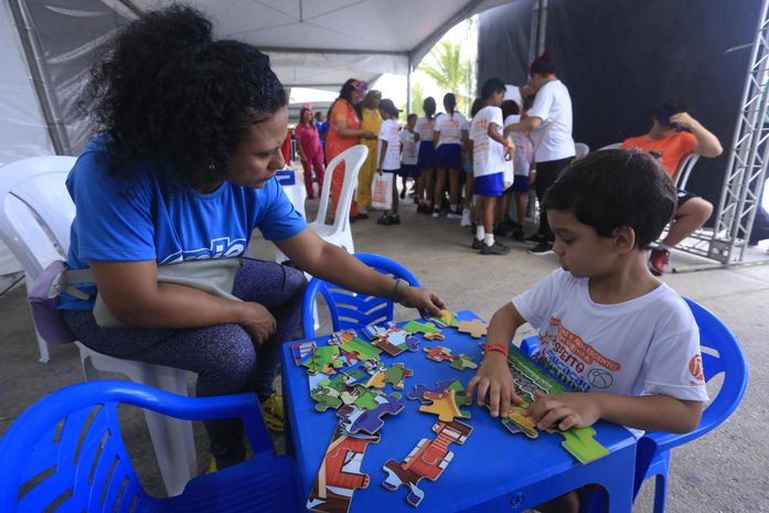 No Jaraguá, Cria leva atividades lúdicas para 5ª edição da Corridinha do TRT
