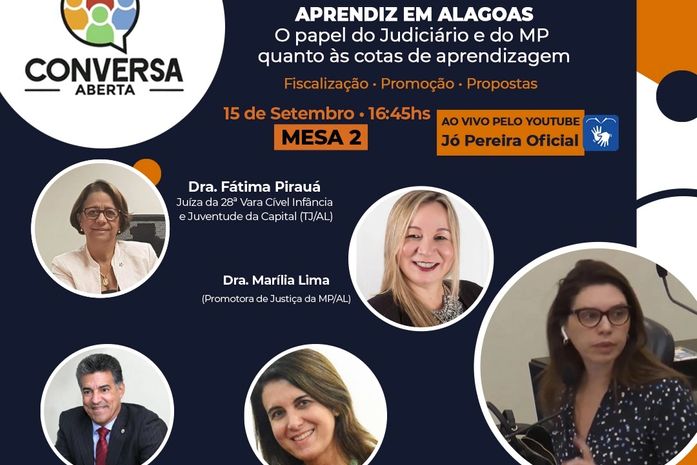 Deputada reúne Judiciário, MPT e CIEE para discutir novo panorama para o jovem aprendiz em AL