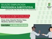 Ifal realiza seleção para professores substitutos em seis campi