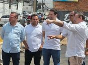 Legislativo e Executivo acompanham avanço das obras na antiga estação ferroviária