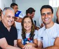 "Haverá sinais": Gaspar chama JHC de governador em post de Eudócia ao lado de ambos

