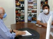 Rogério Teófilo e Jário Barros discutem sobre ações de enfrentamento à Covid-19