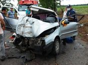 Cinco crianças ficaram feridas 