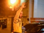 Agentes da SMTT orientam o trânsito no entorno do Estádio Rei Pelé