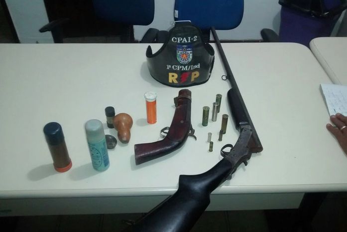 Armas apreendidas