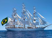 Navio-Veleiro Cisne Branco chega a Maceió com visitação gratuita na Semana da Independência