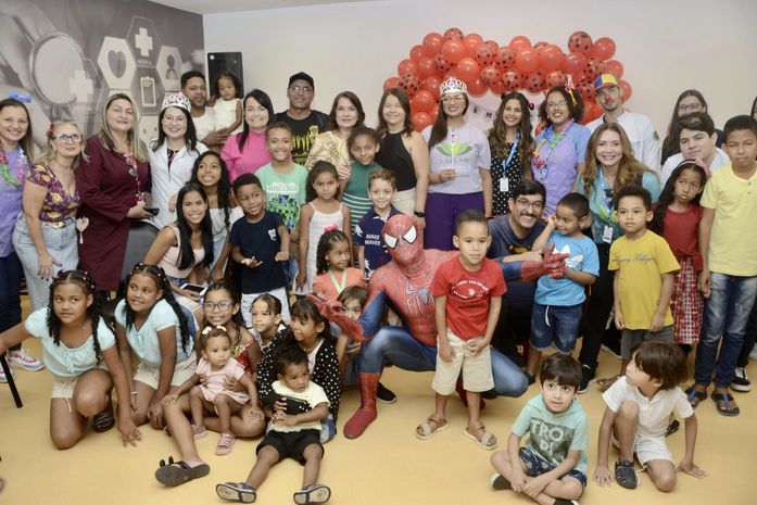 Hemoal promove festa para crianças assistidas no Ambulatório de Hematologia