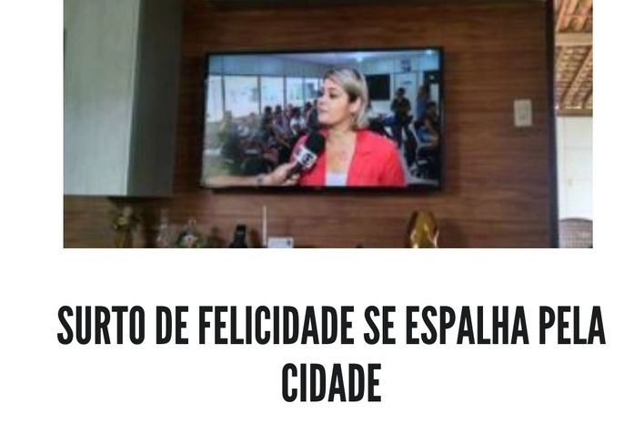 Surto de felicidade se espalha pela cidade