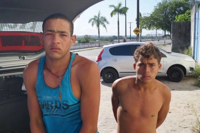 Claudemar Silva dos Santos, 21 anos e Cristiano Reis dos Santos (Foto: Aquiacontece)