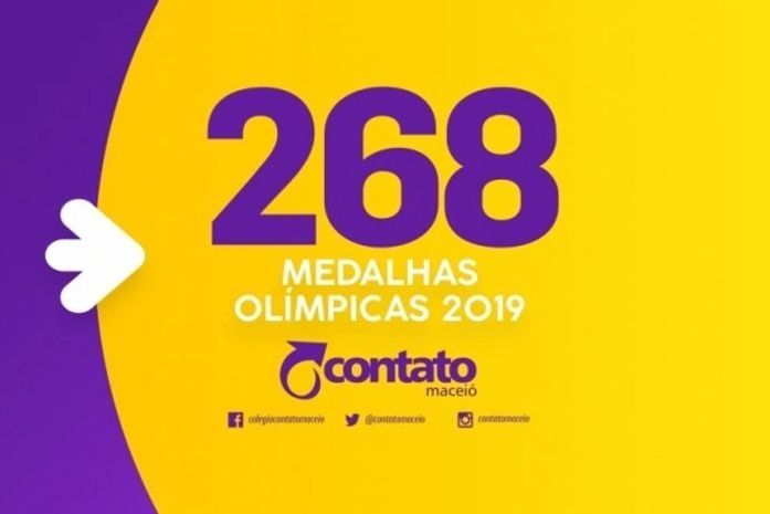 Contato conquista 268 medalhas olímpicas